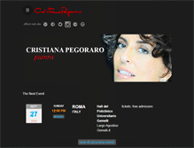 Tablet Screenshot of cristianapegoraro.com